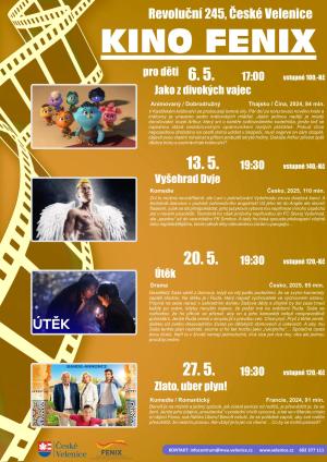 Kino ve Fenixu - KVĚTEN 2025 1