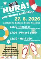 Hurá! Prázdniny začínají.  1